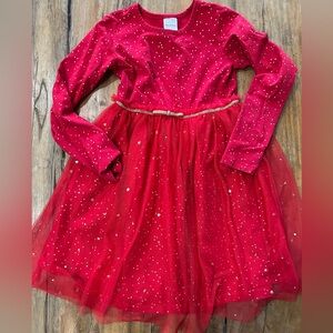 HA 120 Sparkly Tule Holiday Dress